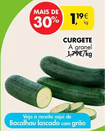 Pingo Doce CURGETE A granel promoção