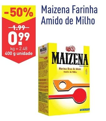 ALDI Maizena Farinha Amido de Milho 400g promoção