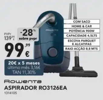 Radio Popular ROWENTA ASPIRADOR RO3126EA promoção