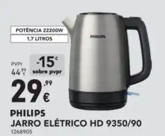 Radio Popular PHILIPS JARRO ELÉTRICO HD 9350/90 promoção