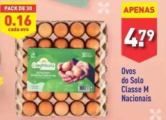 ALDI Ovos do Solo Classe M Nacionais promoção
