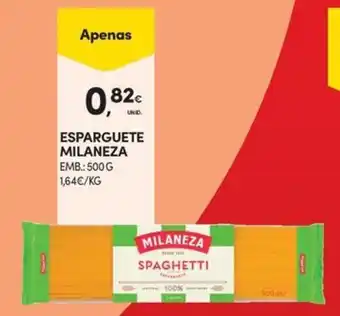 Continente ESPARGUETE MILANEZA EMB: 500 G promoção
