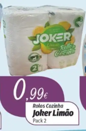 Miranda Supermercados Rolos Cozinha Joker Limão Pack 2 promoção