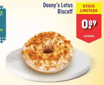 ALDI Doony's Lotus Biscoff promoção