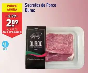 ALDI Secretos de Porco Duroc 250g promoção