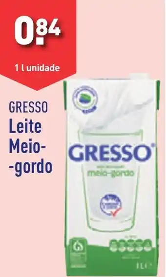 ALDI GRESSO Leite Meio- -gordo 1 l unidade promoção