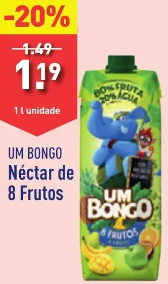ALDI UM BONGO Néctar de 8 Frutos 1 l unidade promoção