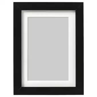 IKEA Ribba Moldura, preto, 13x18 cm promoção