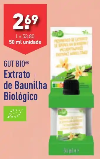 ALDI GUT BIO Extrato de Baunilha Biológico 50 ml unidade promoção
