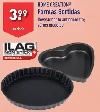 ALDI HOME CREATION Formas Sortidas promoção