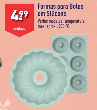 ALDI Formas para Bolos em Silicone promoção