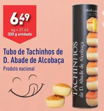 Tubo de Tachinhos de D. Abade de Alcobaça 300g