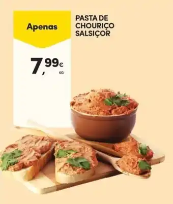 Continente PASTA DE CHOURIÇO SALSICOR promoção