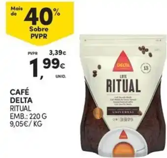 Continente CAFÉ DELTA RITUAL EMB.: 220 G promoção
