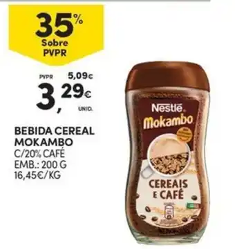 Continente BEBIDA CEREAL MOKAMBO C/20% CAFÉ Emb: 200g promoção