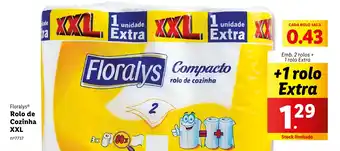 Lidl Floralys Rolo de Cozinha XXL promoção