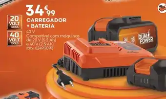 Bricomarché CARREGADOR + BATERIA promoção