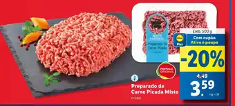 Lidl Preparado de Carne Picada Misto Emb. 500 g promoção