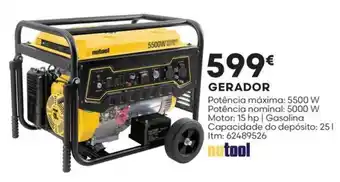 Bricomarché GERADOR promoção