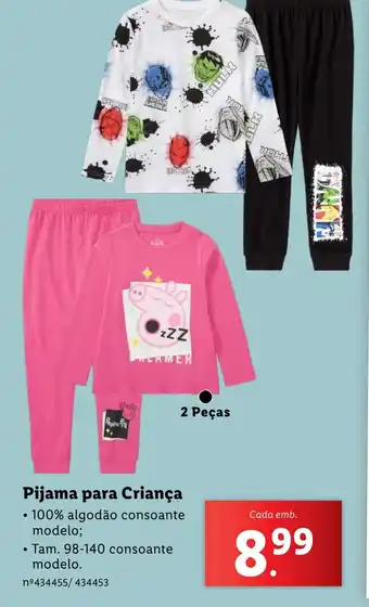 Pijama para Criança