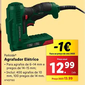 Lidl Parkside Agrafador Elétrico promoção