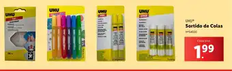 Lidl UHU Sortido de Colas promoção