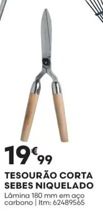 TESOURÃO CORTA SEBES NIQUELADO Lâmina 180 mm em aço carbono | Itm: 62489565