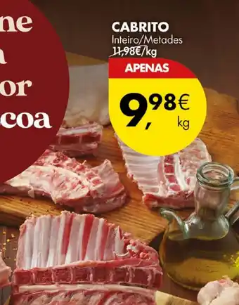 Pingo Doce CABRITO Inteiro/Metades promoção