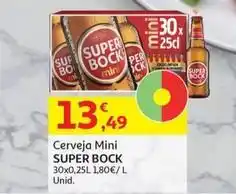 Auchan Super bock - cerveja mini promoção