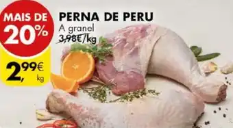 Pingo Doce PERNA DE PERU A granel promoção
