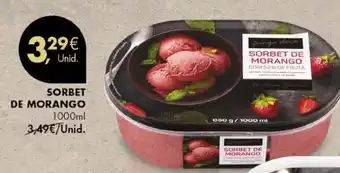 Pingo Doce SORBET DE MORANGO 1000ml promoção
