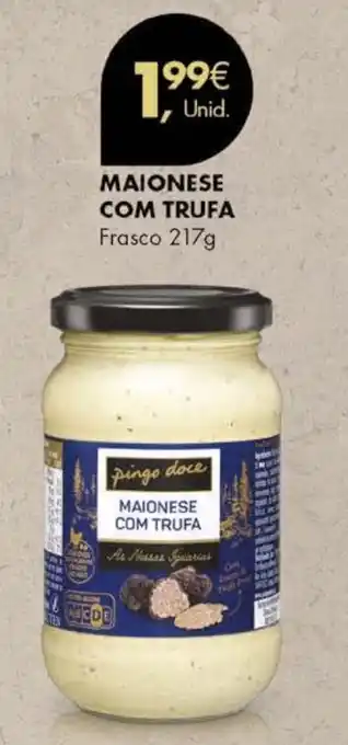 Pingo Doce MAIONESE COM TRUFA Frasco 217g promoção