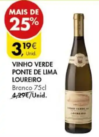 VINHO VERDE PONTE DE LIMA LOUREIRO Branco 75cl