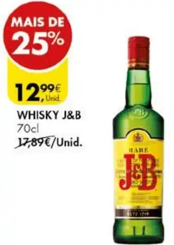 Pingo Doce WHISKY J&B 70cl promoção