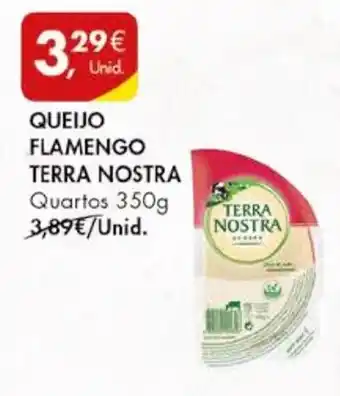 Pingo Doce QUEIJO FLAMENGO TERRA NOSTRA Quartos 350g promoção