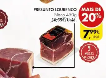 Pingo Doce PRESUNTO LOURENÇO Naco 450G promoção
