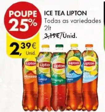 Pingo Doce ICE TEA LIPTON 2lt promoção