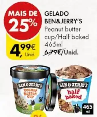 Pingo Doce GELADO BEN&JERRY'S 465ml promoção