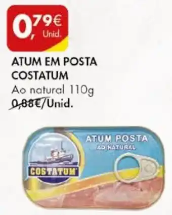 Pingo Doce ATUM EM POSTA COSTATUM Ao natural 110g promoção