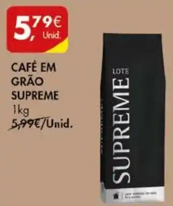Pingo Doce CAFÉ EM GRÃO SUPREME 1kg promoção