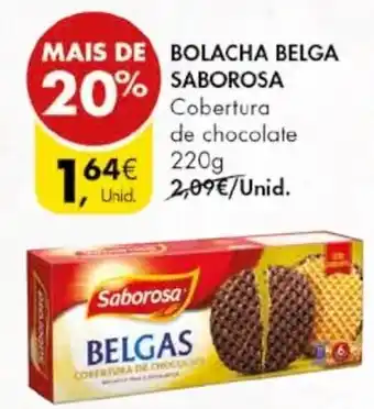 Pingo Doce BOLACHA BELGA SABOROSA 220g promoção