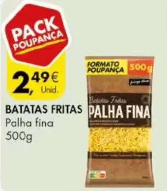 Pingo Doce BATATAS FRITAS Palha fina 500g promoção
