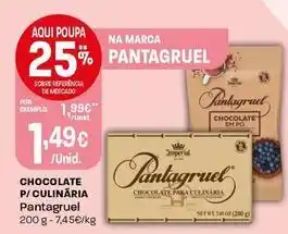 Intermarché Pantagruel - chocolate p/ culinaria promoção