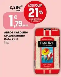 Intermarché Pato real - arroz carolino malandrinho promoção