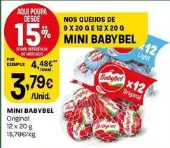 Intermarché Babybel - mini original promoção