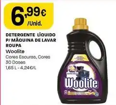 Intermarché Woolite - detergente liquido p/ maquina de lavar roupa promoção