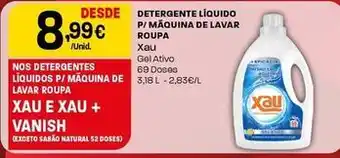 Intermarché Xau - detergente liquido p/ maquina de lavar roupa promoção
