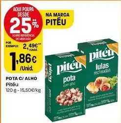 Intermarché Pitéu - pota c/ alho promoção
