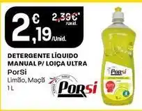 Intermarché Porsi - detergente liquido manual p/ loica ultra promoção