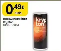 Krypton - bebida energetica